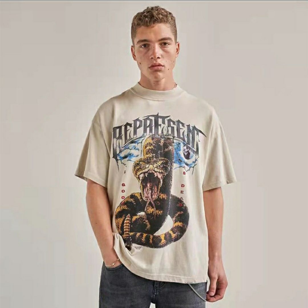 Summer Represent  Print Baggy Oversize Hiphop T shirts For Men 1