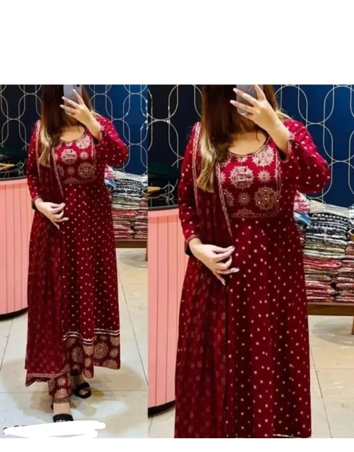 Amrela Gaun Dupata Plazo Set 1