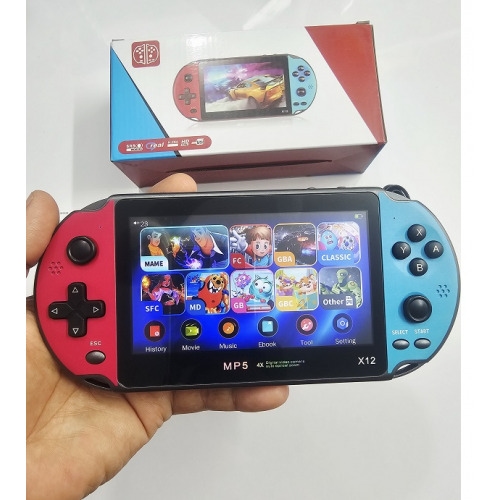 5.1"  X12 Handheld Game Console Portable Retro Gaming Device With Rechargeable Battery Child And Adult Game 1