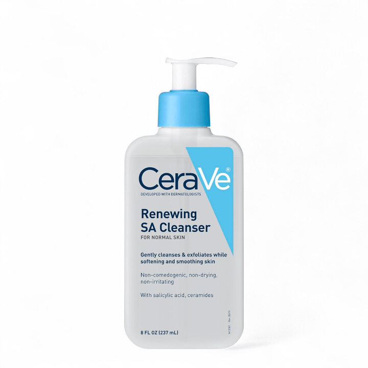 CeraVe SA Renewing Salicylic Acid Cleanser – 237ml (USA) | Exfoliating Face & Body Cleanser for Rough & Bumpy Skin 1
