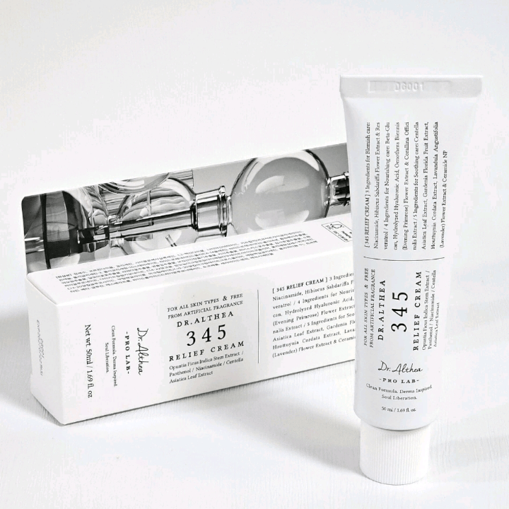 Dr. Althea 345 Relief Cream – 50ml | Korean Skincare | Barrier Repair, Soothing & Brightening Moisturizer for All Skin Types 1
