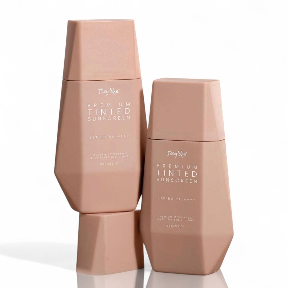 Fairy Skin Tinted Sunscreen SPF50 PA++++ – 50g | Sheer Coverage, Lightweight & Brightening | Made in Philippines | Premium Tinted Sunscreen 1