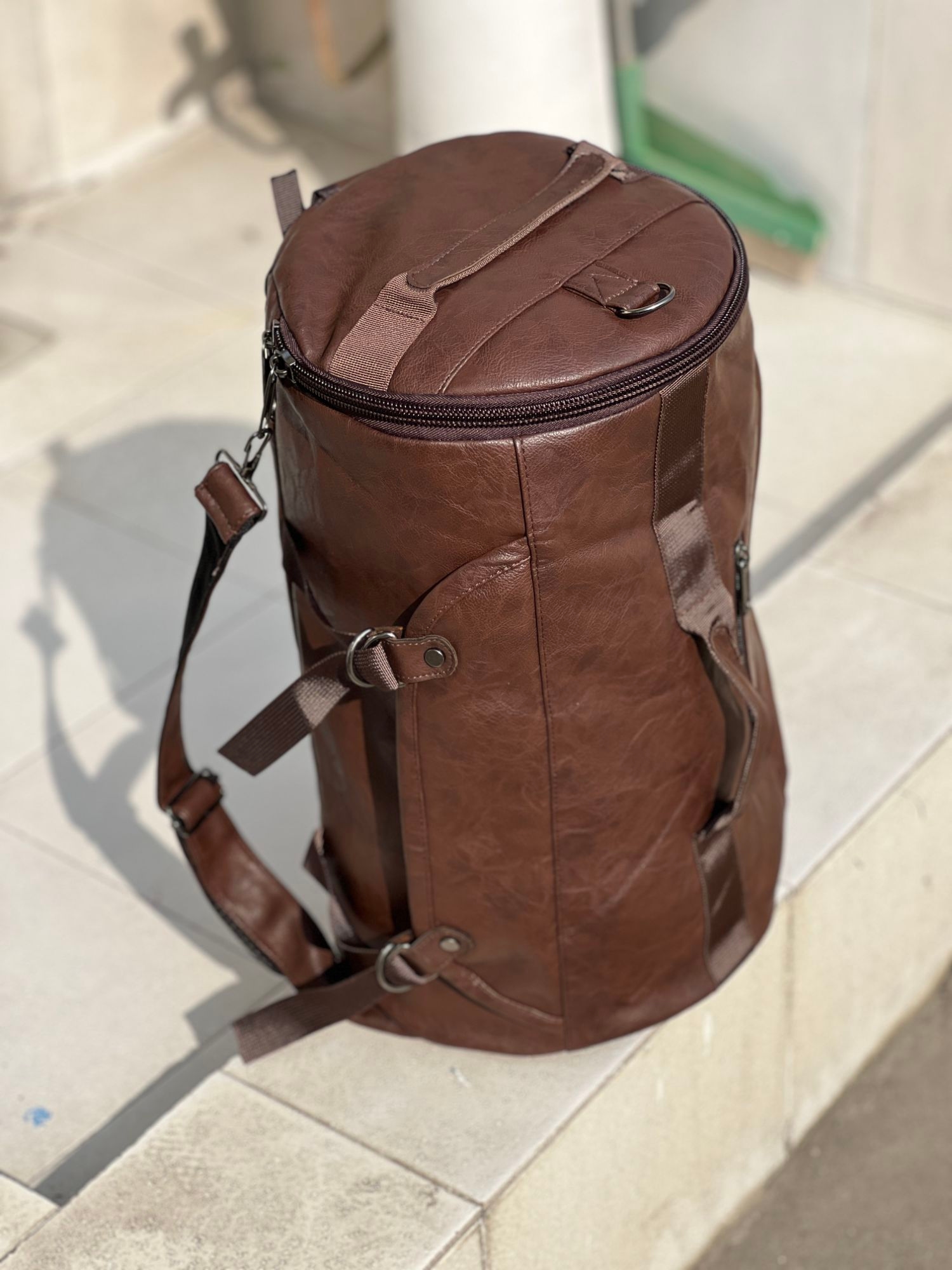 Large Capacity Casual PU Leather Backpack for Men | Student Backpack | Travel Bags for Men | 1