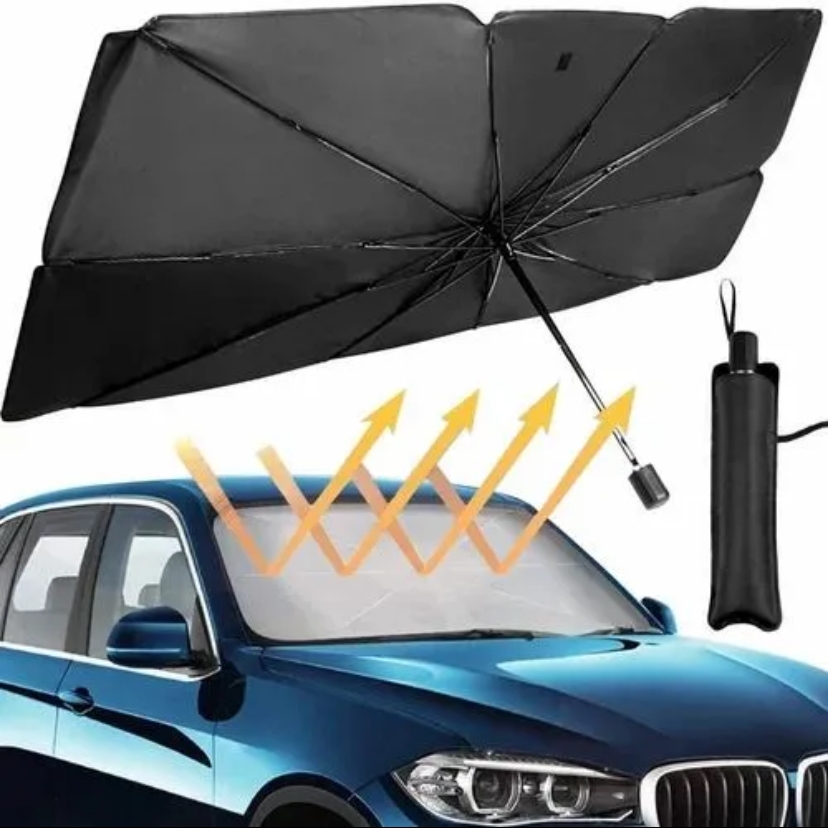 Car Wind Shield Sun Shade Umbrella Foldable Sun Visor For Car Protection 1