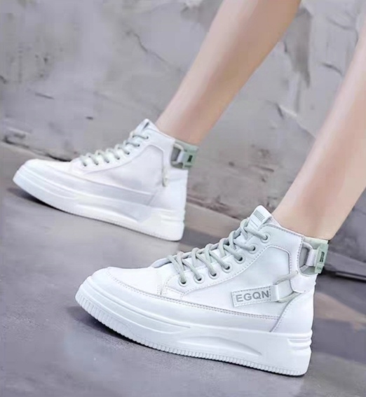 Ladies Korean High Top Sneakers Shoes 1