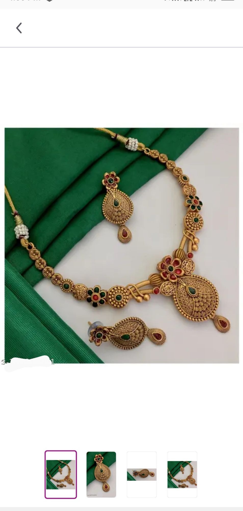 Fancy Temple Jwellery Set 1