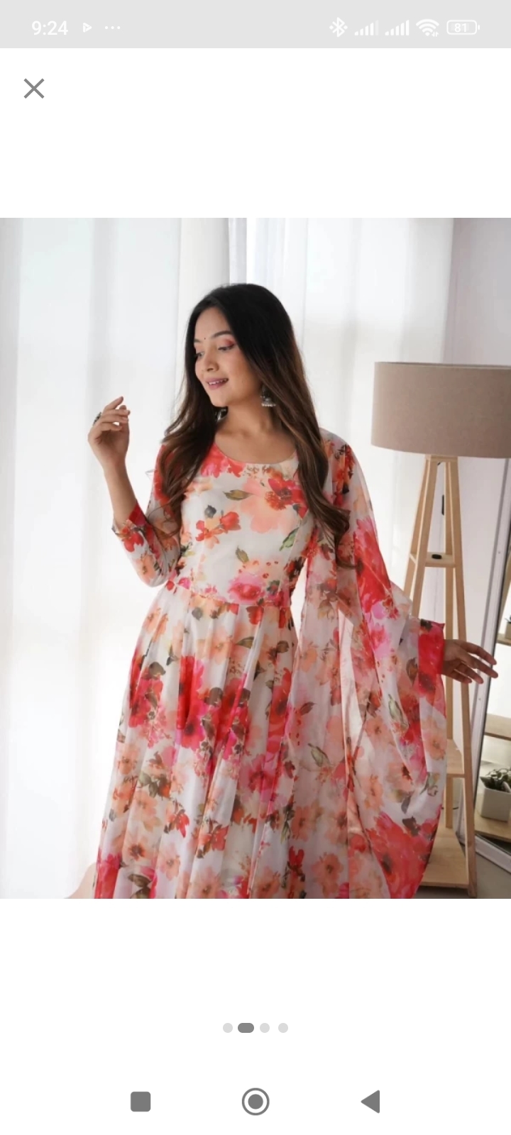 Anarkali Gaun Dupatta 1
