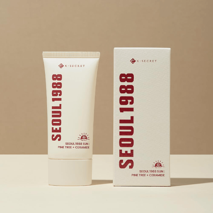 KSECRET Seoul 1988 Sun SPF50+ PA++++ – 50 ml | Pine Tree + Ceramide | Broad‑Spectrum Korean Sunscreen for All Skin Types 1