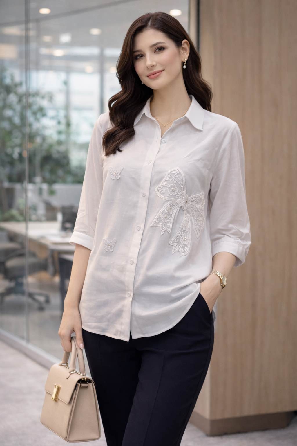 Cotton Butterfly Shirts For Women 1