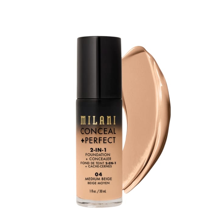Milani Conceal + Perfect 2 In 1 Foundation + Concealer (04 Medium Beige) 1