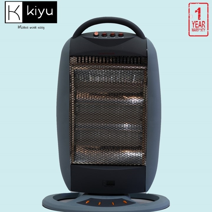 KIYU KY301/303 1200W 3 Rod Premium Halogen Heater 97* 1