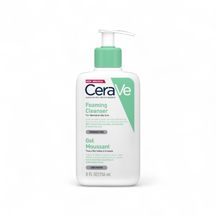 CeraVe Foaming Facial Cleanser for Normal to Oily Skin-236 ml 1