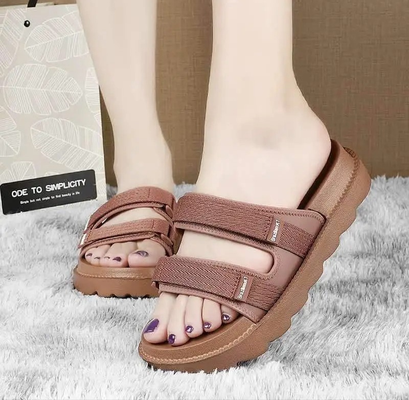 Double Strap Velcro Korean Sandal For Women ( KT.1) 1