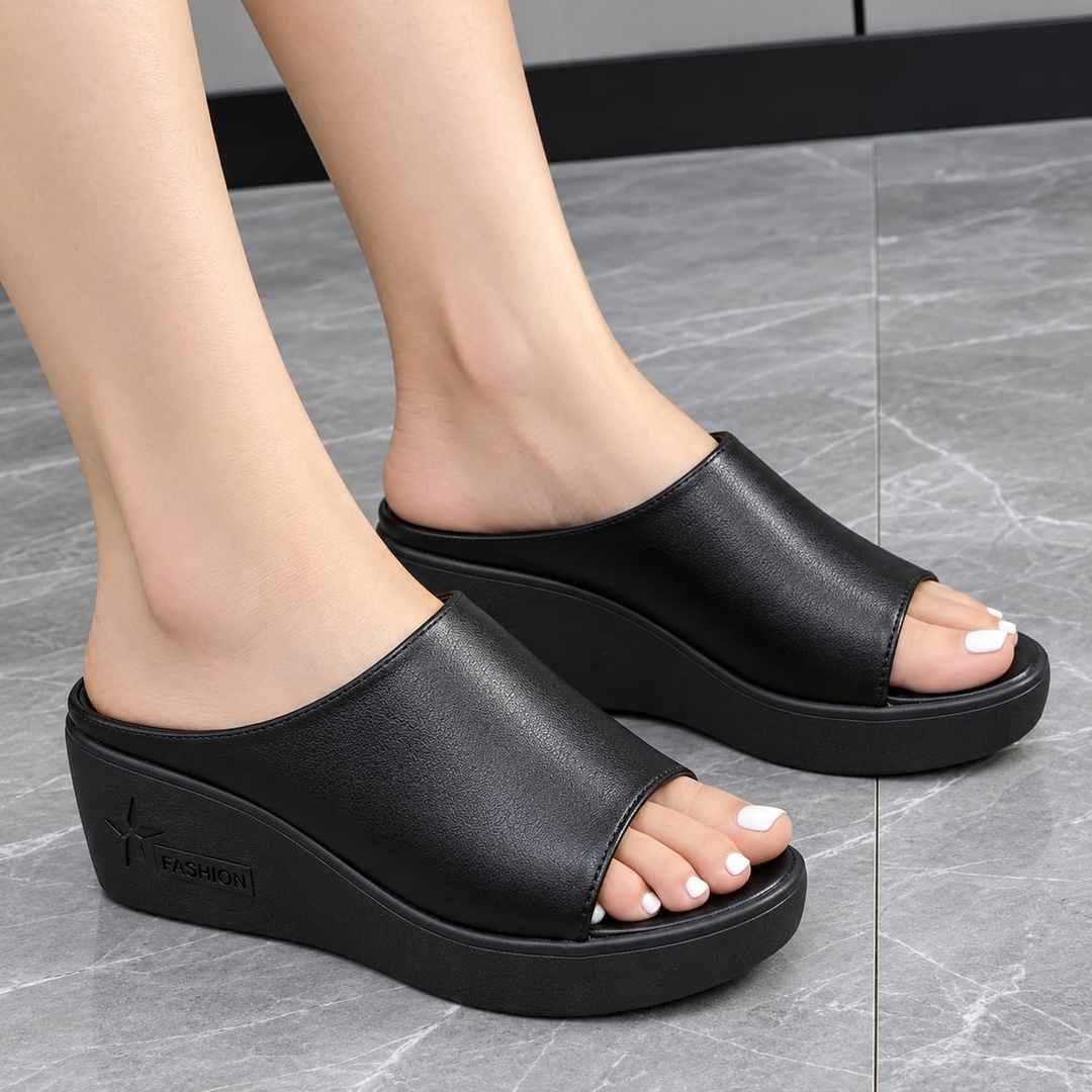 LuxeEase Comfort Wedge Sandals for Women 1