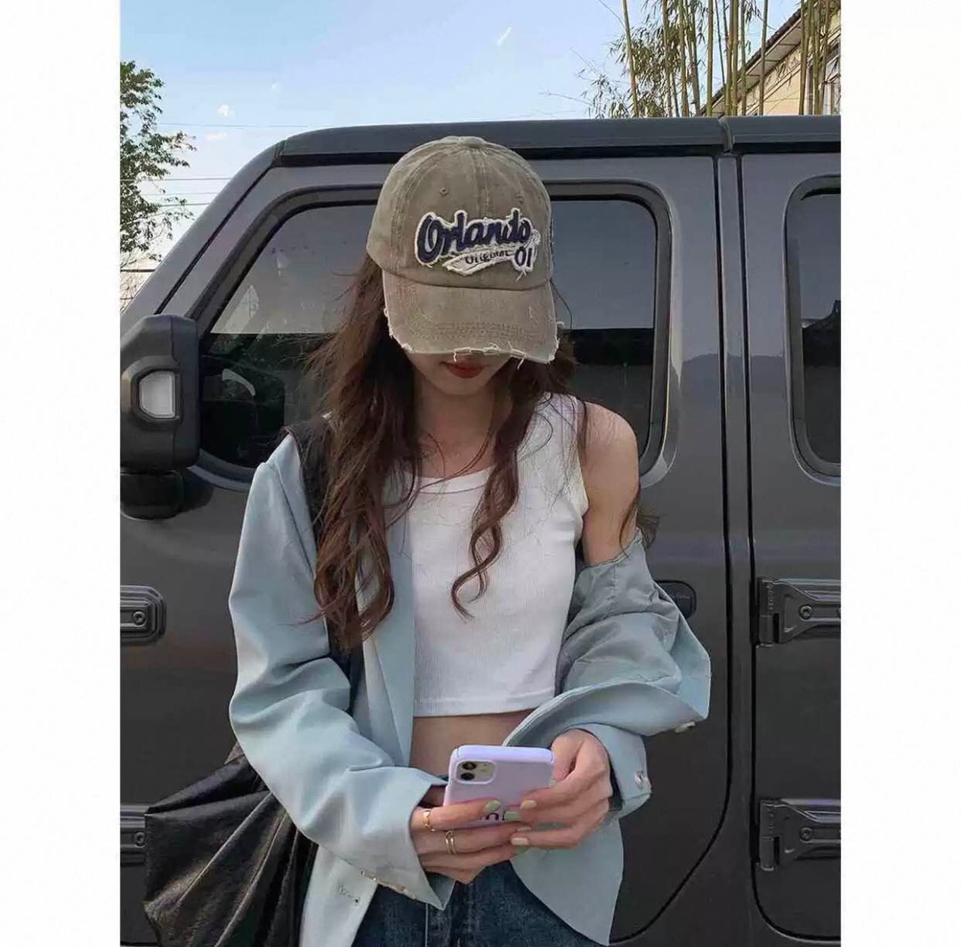 Letter Embroidery adjustable Baseball Unisex Cap For Men 1