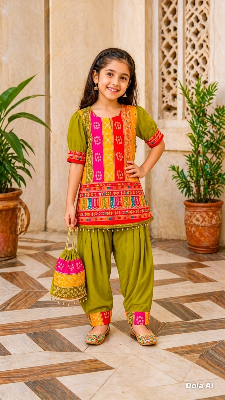 Rajsthani Baby Suit Set 1