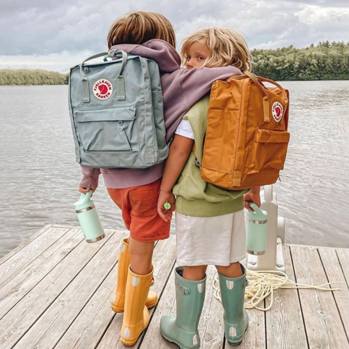 Fjallraven Kanken Backpack By Fjällräven Fashion  Wind Shoulder Backpack Academy Wind Nylon Waterproof Backpack 9