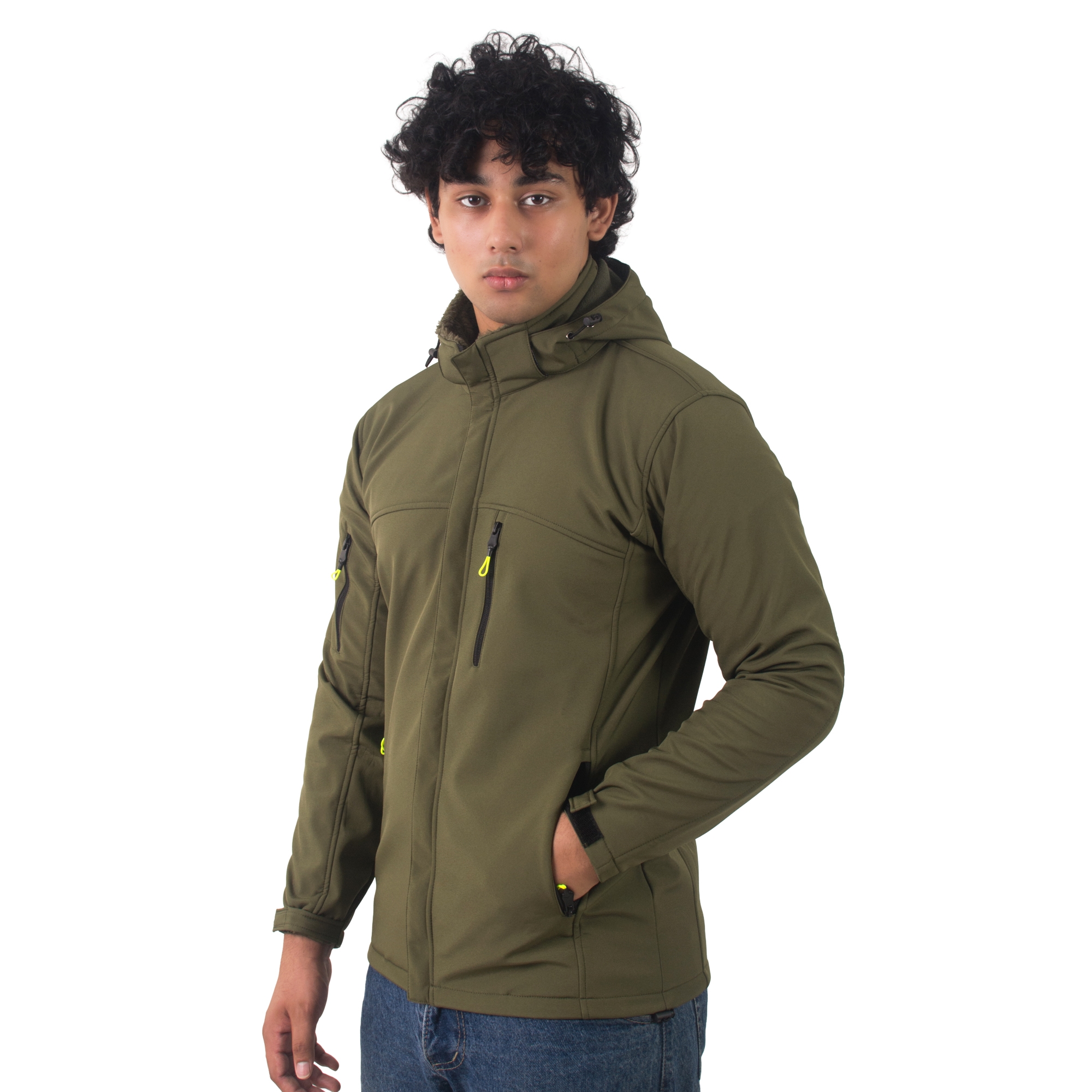 MS Solid Softshell Jacket For Men - Winter Collection 7