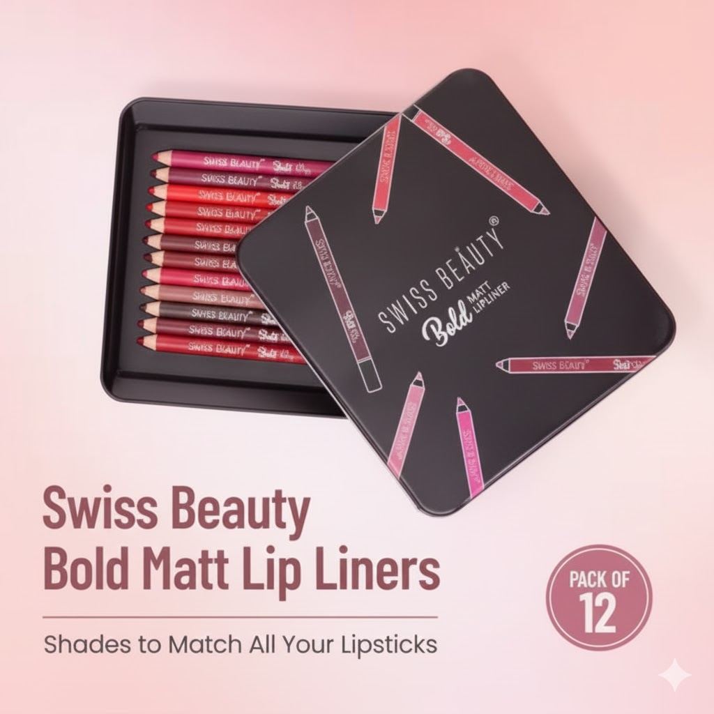 Swiss Beauty Bold Matt Lip Liner 2Pcs 1