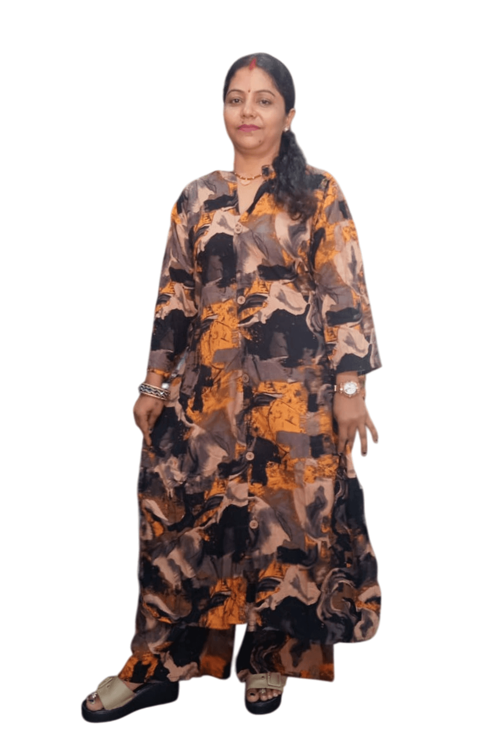 Women Purple V-Neck Short Sleeves Fit and Flare Maxi Dress for Casual Wear