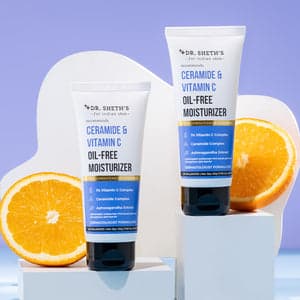 Dr. Sheth's Ceramide & Vitamin C oil Free moisturizer For women & men-50g