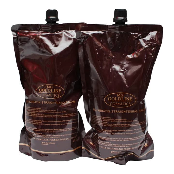 Keratin Hair Straightening therapy Contains 18 Amino Acids For Coloured, Damaged, Curry Hair air Net- 1000ml x 2 2