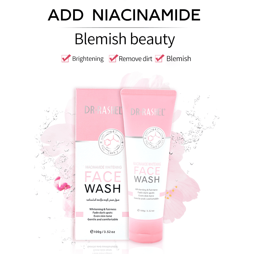 DR.RASHEL Niacinamide BRIGHTENING FACE WASH 100g Dark Spots 1