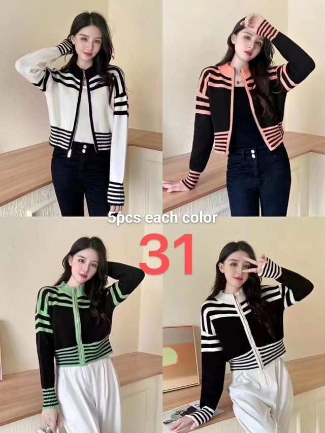 crop type woolen jacket