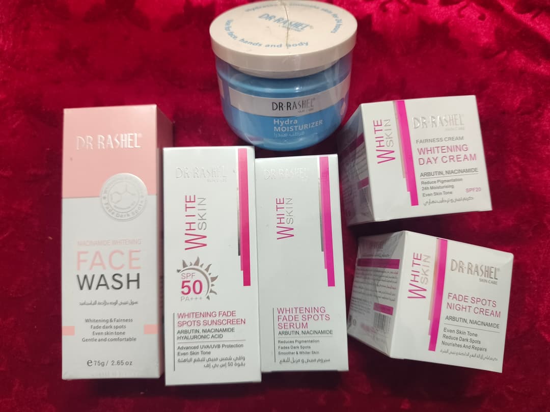 DR RASHEL Whitening Set with Hydra Moisturiser 