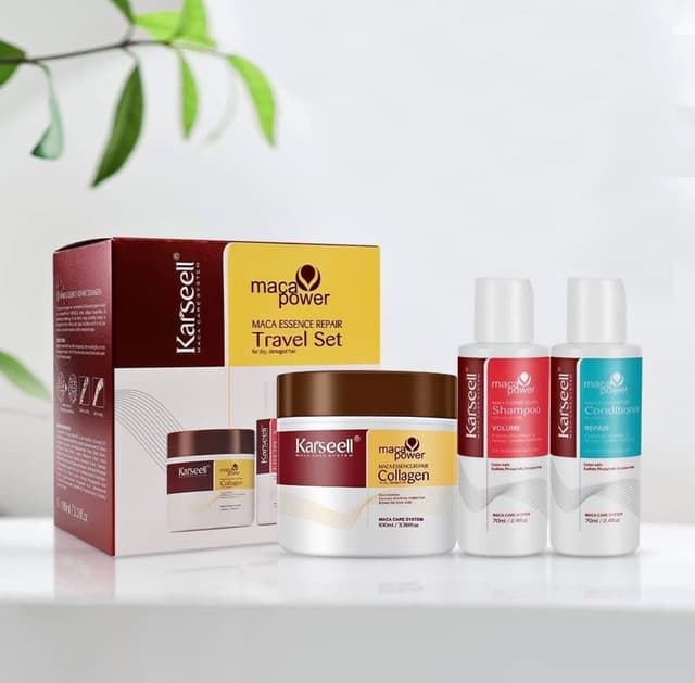 Karseell Hair Care Travel Set (Hair mask, Shampoo, Conditioner)
