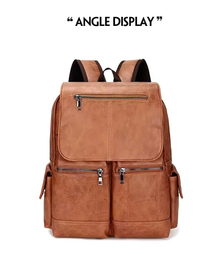 PU Leather Bag for School, College, and Office Use.