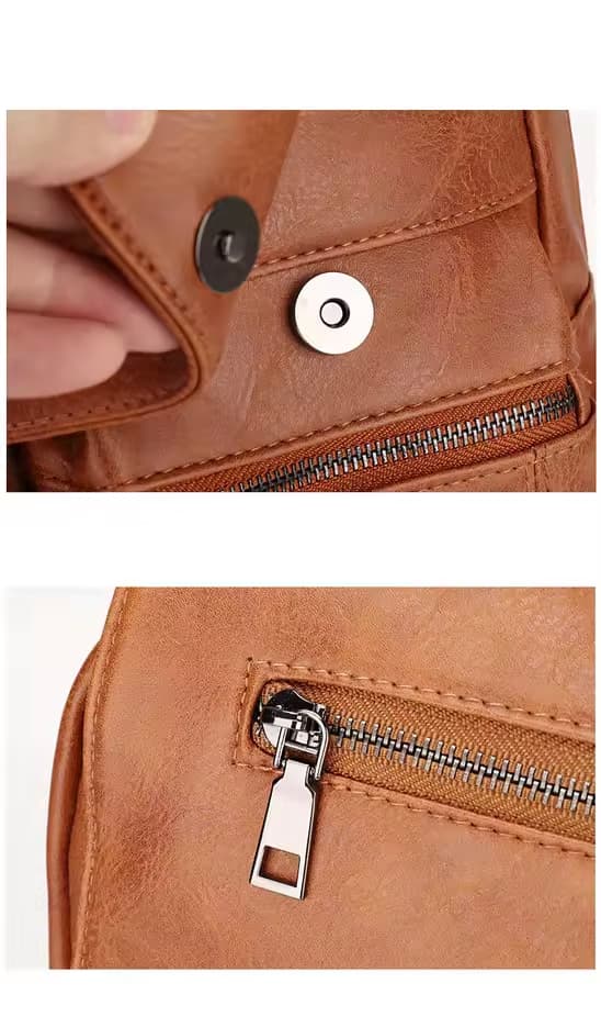 PU Leather Bag for School, College, and Office Use. 5