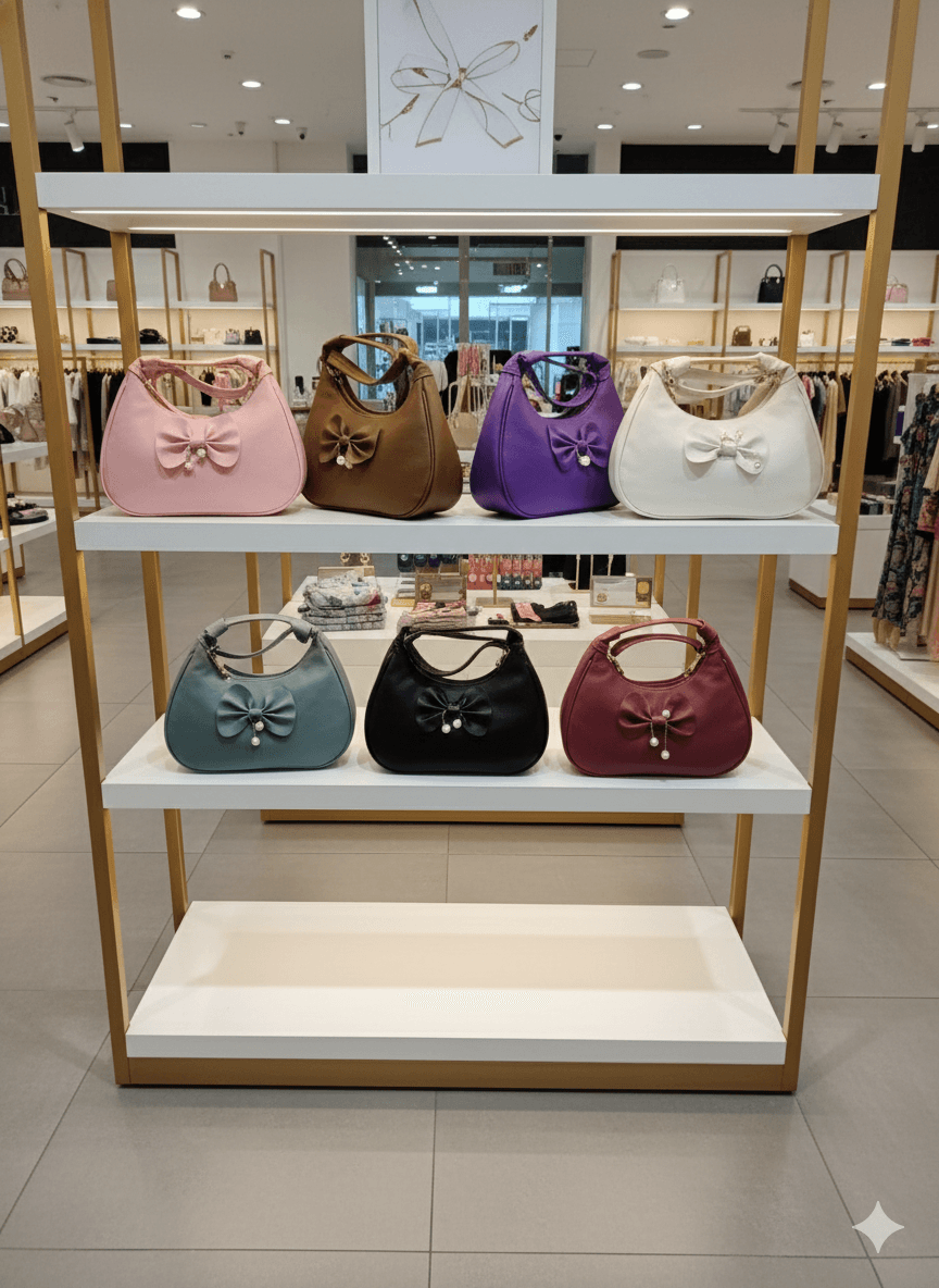 Color hobo shoulder bags made of PU leather. 