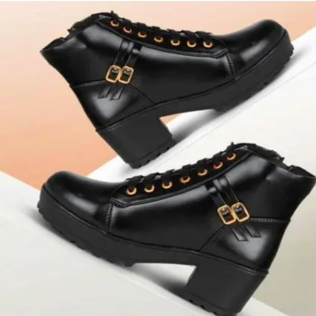 DSC Women Boots Stylish Black Hilsh 2