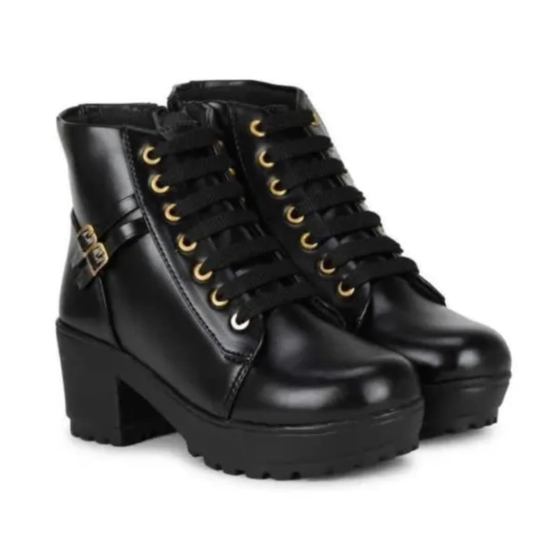 DSC Women Boots Stylish Black Hilsh 1