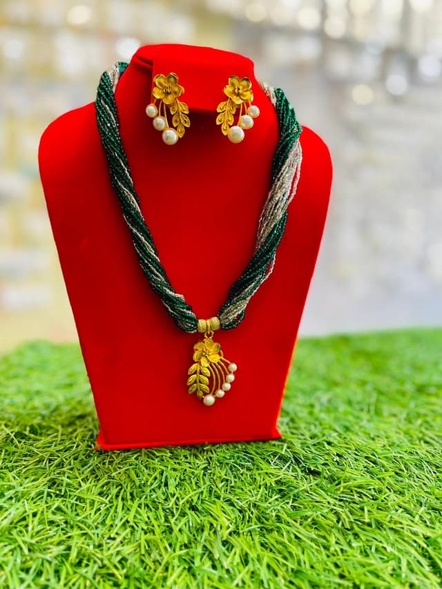 Necklace set for women Stylish Festive Wedding Party jewellery for women Necklace, Nepali Mala