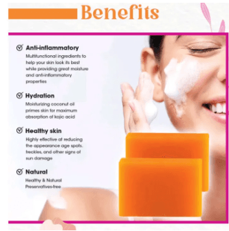 Premium Kojic Acid Soap by Zuwa Cosmetics, Exfoliates, Smoothens, Lightens 1