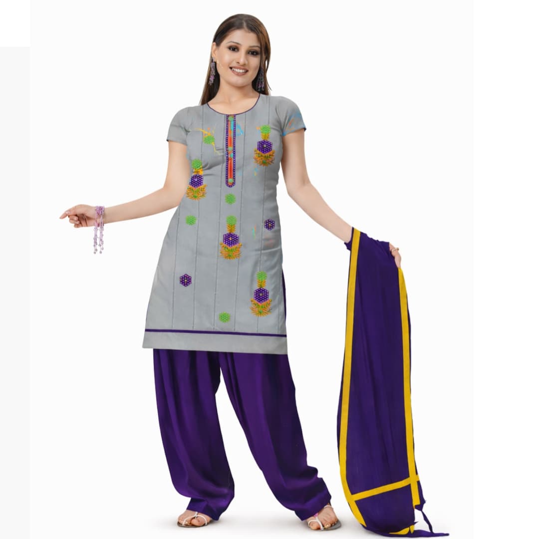 DSC Cottens Dress Material Dupatta Walwar Suits