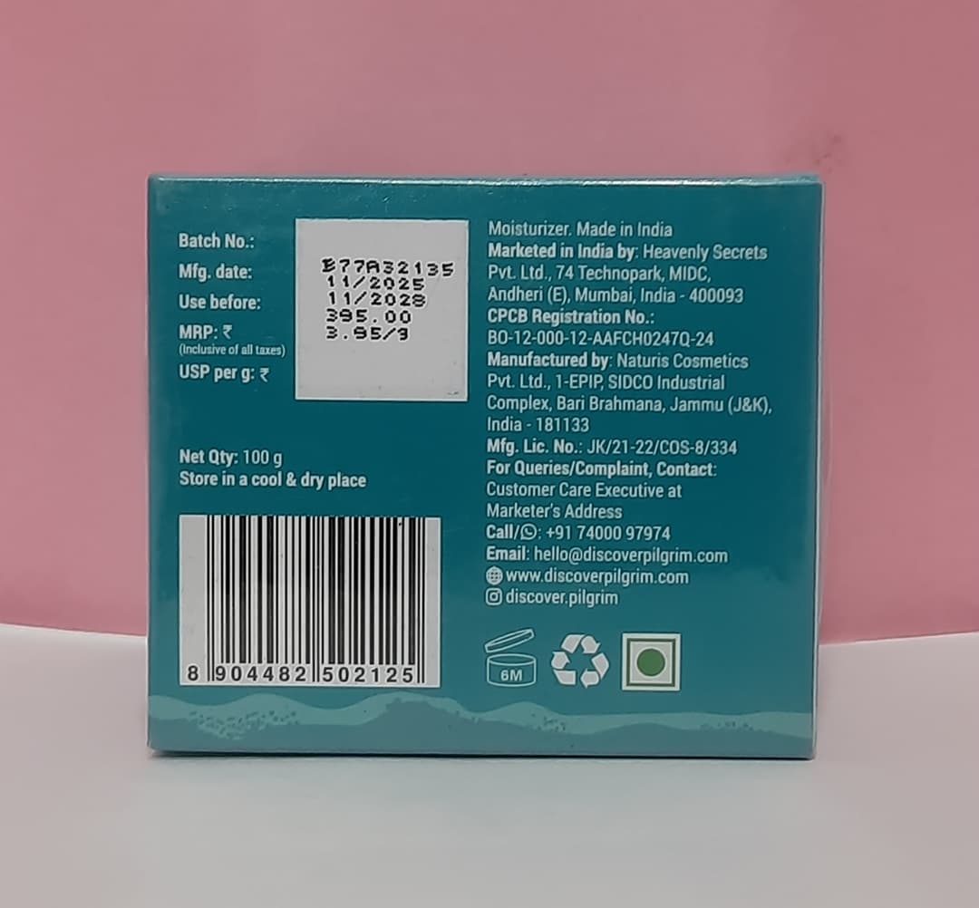 Pilgrims hydra glow rice moisturizer  1