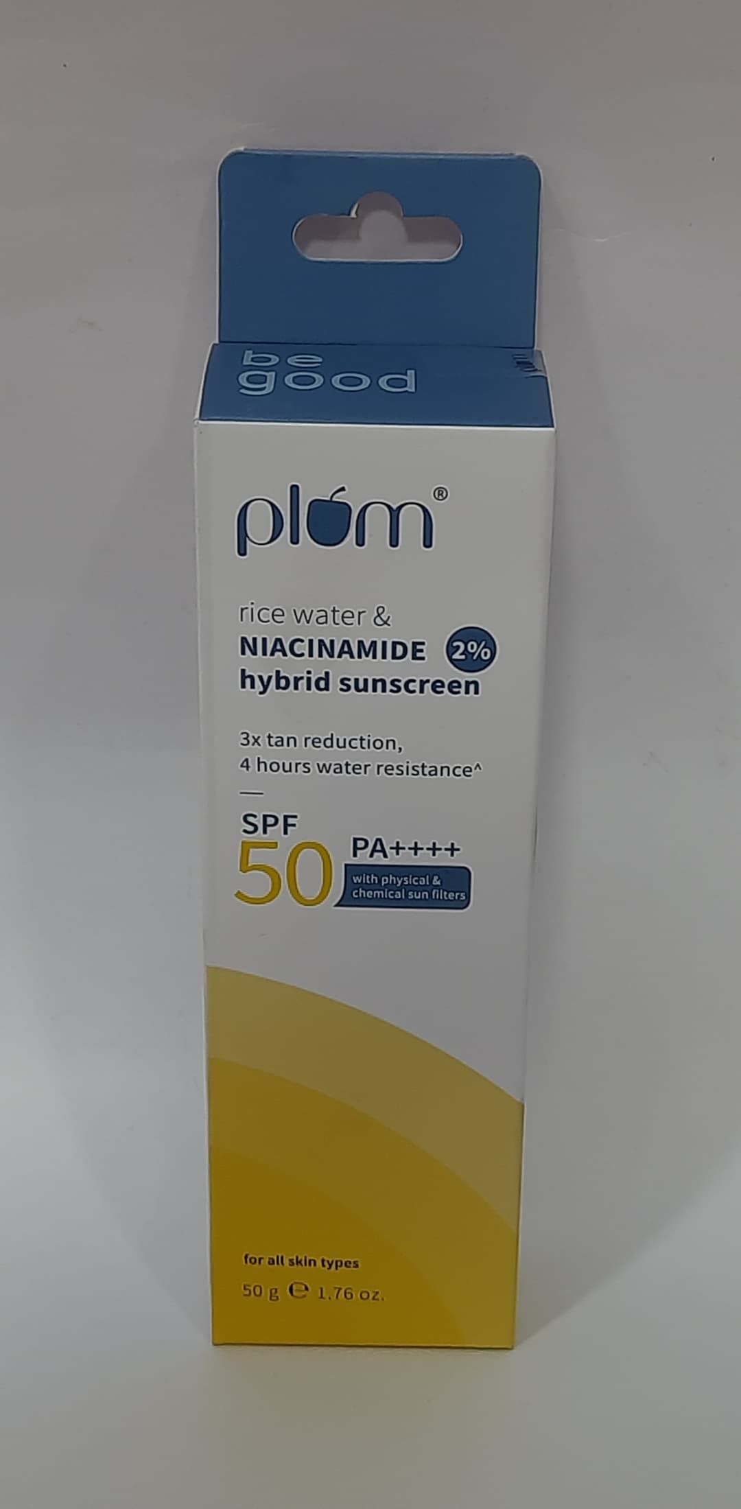Plum rice water  sunscreen 