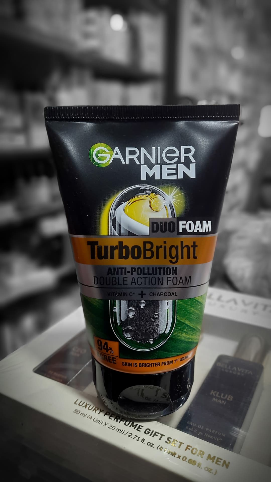 GARNIER TURBO BRIGHT FACEWASH 