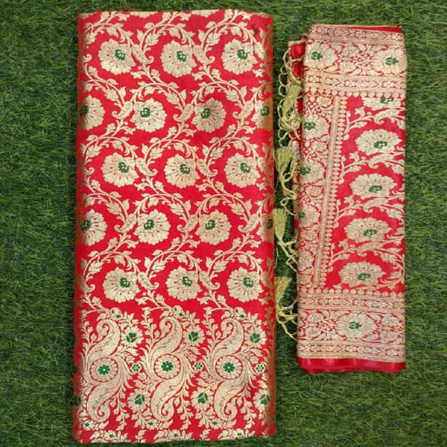 Barnd Fashion Women Banarsi Silk Sare