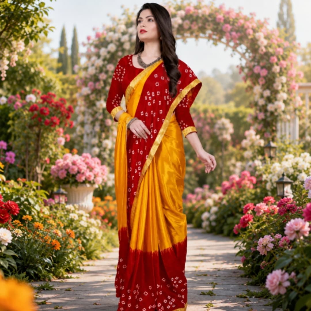 Saree Fully Stitched Bhaghani 1