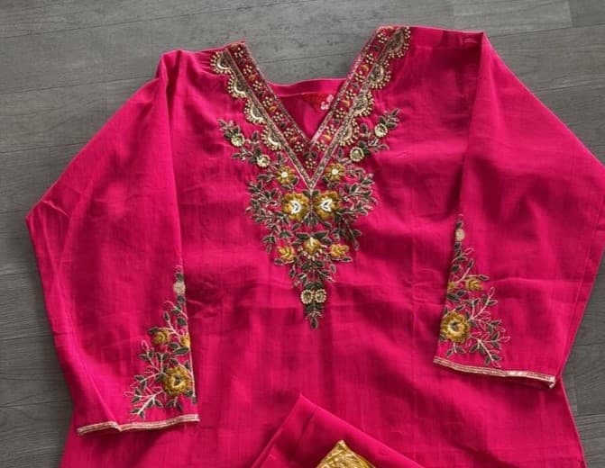 cotton kurti set 1