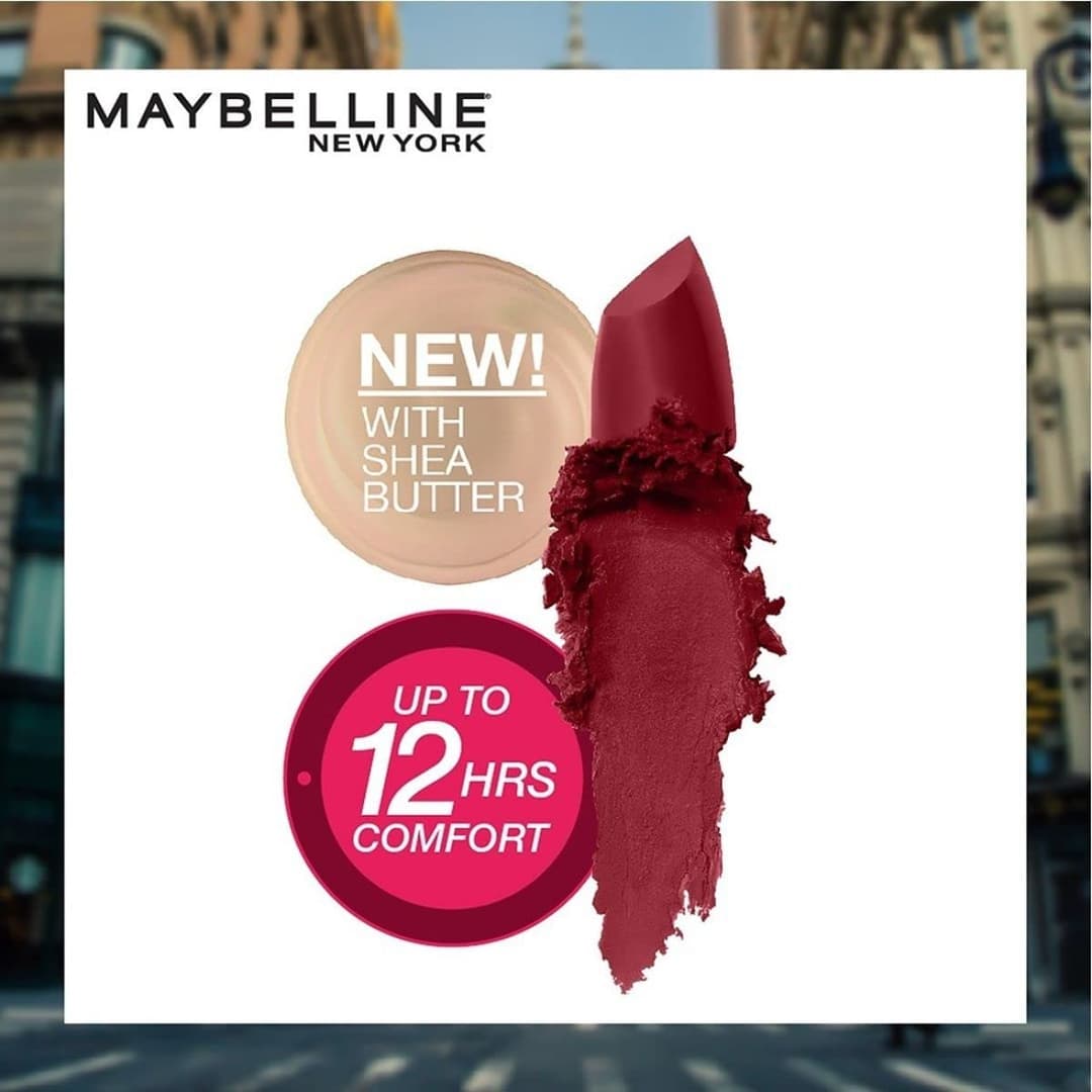 Maybelline New York Color Sensational Creamy Matte Lipstick 695 Divine Wine, 3.9g Ratings 132 Answered Questions 1