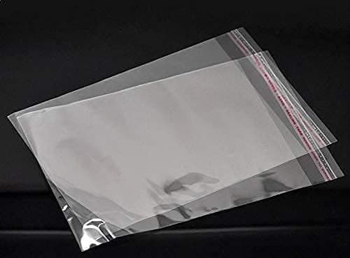 100 Pieces (6 X 8 Inch) Plastic Polythene Clear Bags Small Size Pouches Transparent Self Adhesive BOPP Bags For Jewellery Packing 5