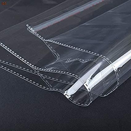 100 Pieces (6 X 8 Inch) Plastic Polythene Clear Bags Small Size Pouches Transparent Self Adhesive BOPP Bags For Jewellery Packing 1