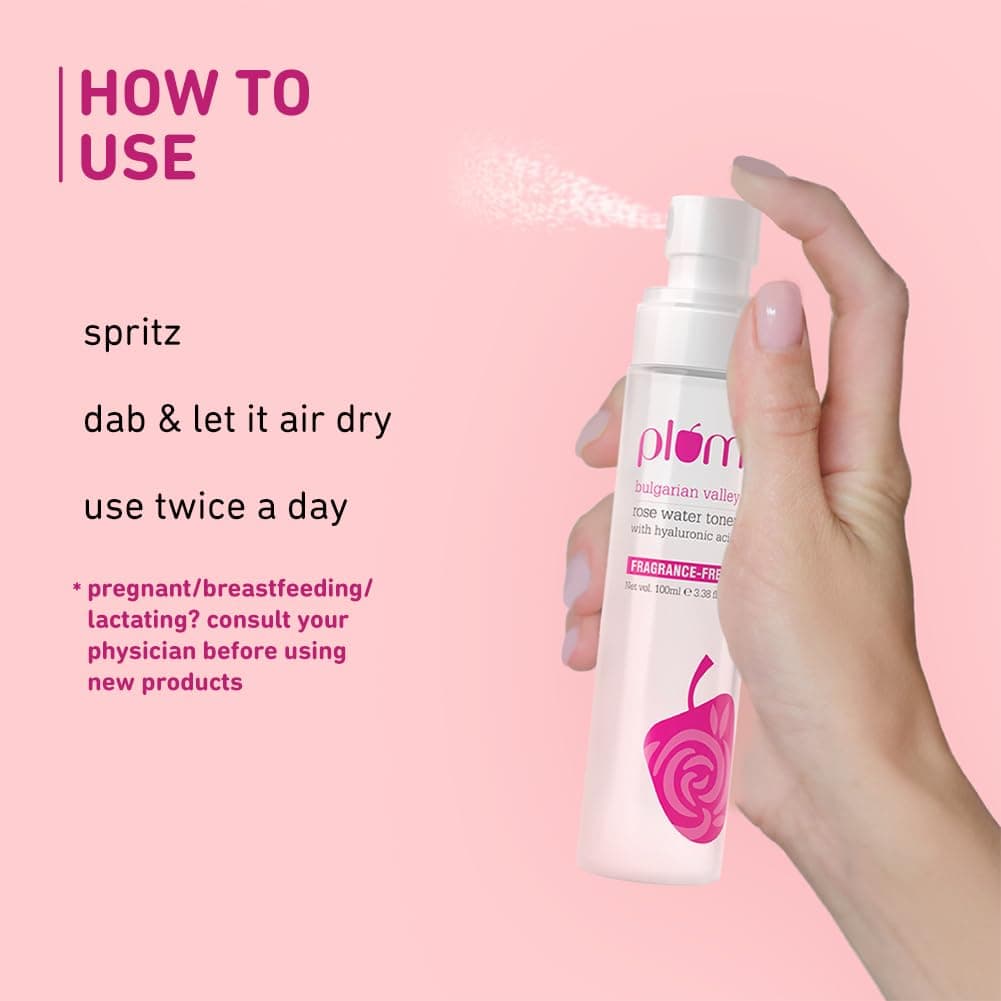 Plum Bulgarian Valley Rose water Toner for Face  4