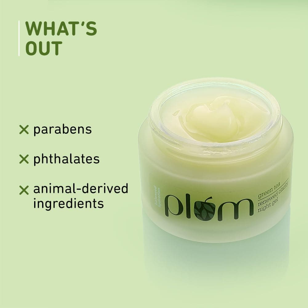 Plum Green Tea Renewed Clarity Night Gel 4