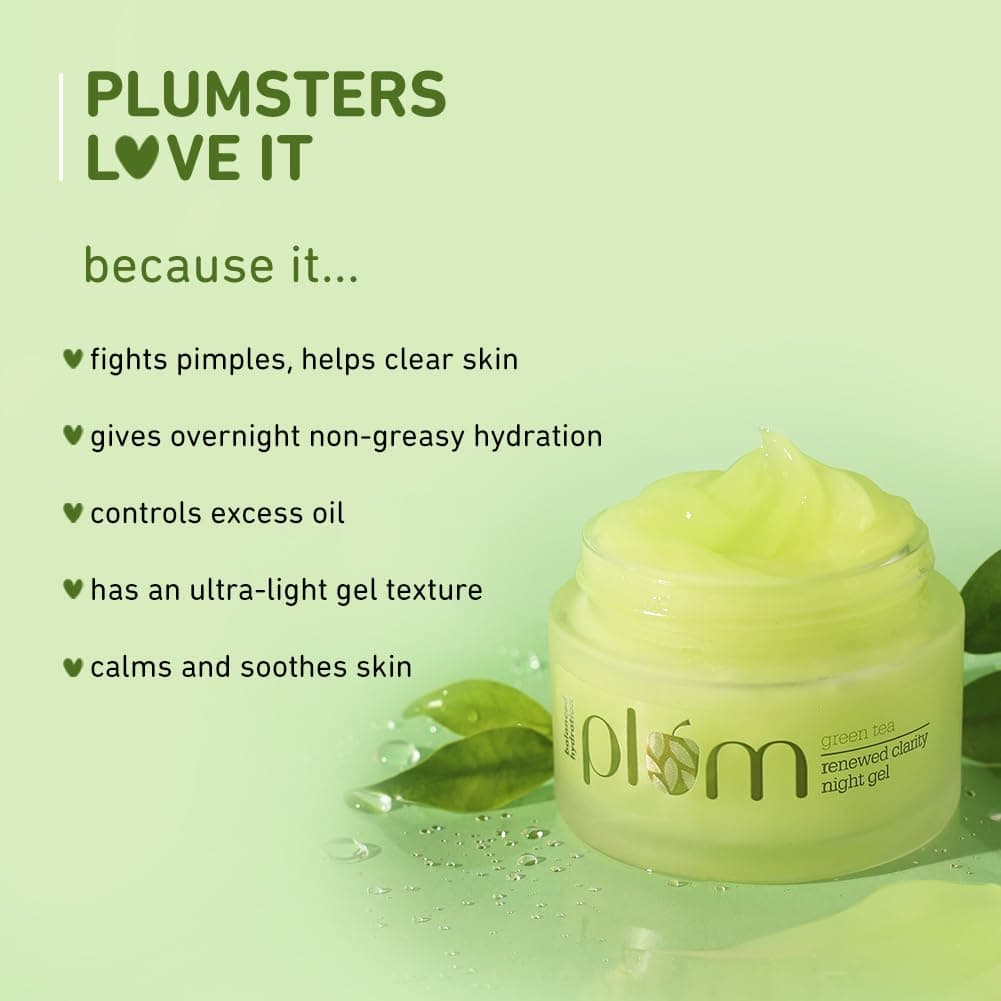 Plum Green Tea Renewed Clarity Night Gel 1